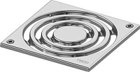 Декоративная решетка TECEdrainpoint S, 150мм, с фиксаторами