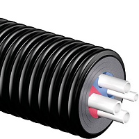 Uponor Ecoflex Quattro теплоизолированная труба 2x32x2,9-25x3,5-20x2,8/175