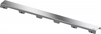 Декоративная панель steel II для душевого канала TECEdrainline, номинальная длина 1200 мм, глянцевая