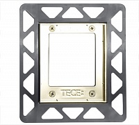 Рамка монтажная TECEloop Urinal для установки панелей смыва на уровне стены, позолоченная