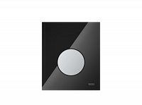TECEloop Urinal панель смыва для писсуара, корпус черное стекло, клавиша хром матовый