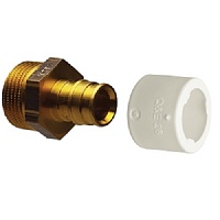 UPONOR Q&E Штуцер с наружной резьбой DR-латунь 28-3/4"НР (NKB)