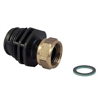 UPONOR AQUA PLUS Q&E Адаптер с накидной гайкой для коллектора PPM 1"НР-3/4"