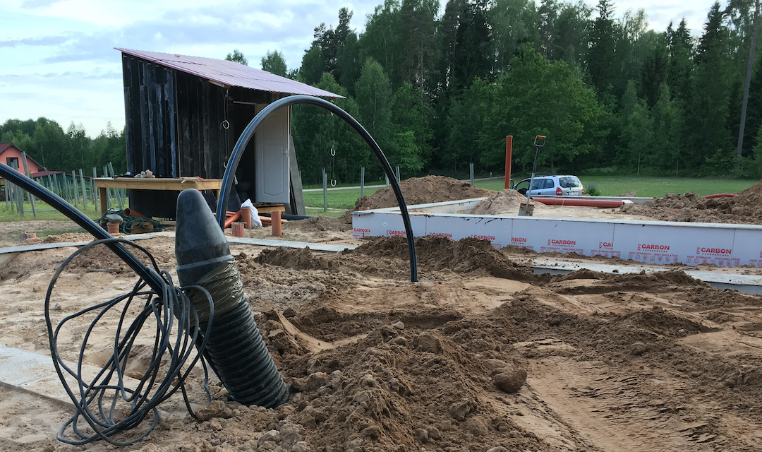прокладка труб Uponor Ecoflex
