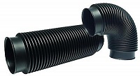 UPONOR VENTILATION гибкий вентиляционный отвод Ø125х0-45°