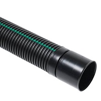 Uponor Труба IQ д.160/139мм 6м SN8 PP с раструбом, черная