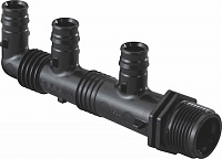 UPONOR Q&E Коллектор PPSU 3/4"НР 3х16 Ц/Ц 45+35мм