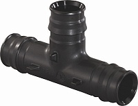 UPONOR Q&E Тройник равнопроходной PPSU 75-75-75