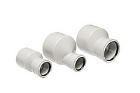 UPONOR DECIBEL Переход канализационный Ø75/50мм ПП БЕЛЫЙ