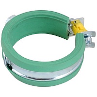 BISMAT 5000 Хомут для пластиковых труб (зеленый epdm) M8 50мм