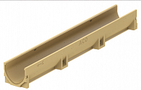 Канал АСО SELF Euroline из полимербетона без решетки (ДхШхВ) 100х11,8х9,7 см