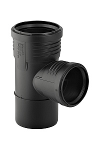 Silent-PP тройник 87,5° DN75/40