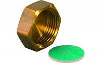 UPONOR Заглушка для коллектора латунь 3/4" (С ПЛОСКИМ УПЛОТНЕНИЕМ)
