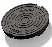 Чугунная сплошная крышка Uponor Ø200мм 40т