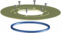 Гидроизоляционный фланец для ПВХ мембран