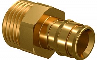 UPONOR Q&E Штуцер с наружной резьбой DR-латунь 50-G1 1/2"