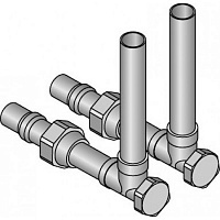 Uponor Smart Base SL угол под плинтус 15х1