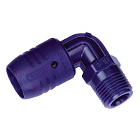 WAVIN FUTURE K-1 колено 90° с наружной резьбой 20х1/2" SmartFIX