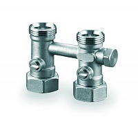 UPONOR SMART RADI узел нижнего подключения радиатора с байпасом G3/4" HP евроконус G3/4"НГ