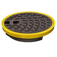 Uponor чугунная круглая крышка L-65 PREMIUM 40т