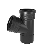 SiTech+ тройник переходной канализационный 110х75/67°