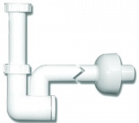 Сифон с повортным шарниром, с прочисткой-грязезборником, с резьбовым подсоед 5/4 DN32 DN40