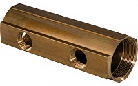 UPONOR VARIO R коллектор латунный с внутренней резьбой G2" выходы 4xG3/4"