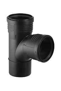 Silent-PP тройник со смещенным входом 87,5° DN110/90